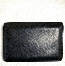 Louis Vuitton Organizer de Poche Taiga Business Card Case Holder Black