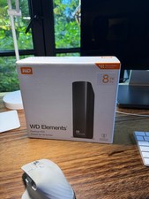WD Elements 8TB USB 3.0 Desktop Hard Drive Black WDBWLG0080HBK-NESN