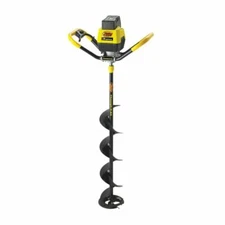 NEW JIFFY E6 LIGHTNING 40V 6 AMP BATTERY ICE AUGER WITH 8" AUGER BIT 56-08-ALL