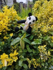 Panda HandMade Toy Wool Needle Felting MADE IN SOFIA BULGARIA EUROPE