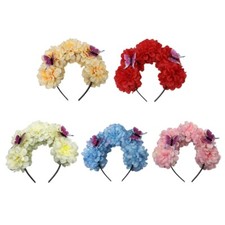 Bohemian Flower Headband Vacation Photography Hairband Headband for Girl