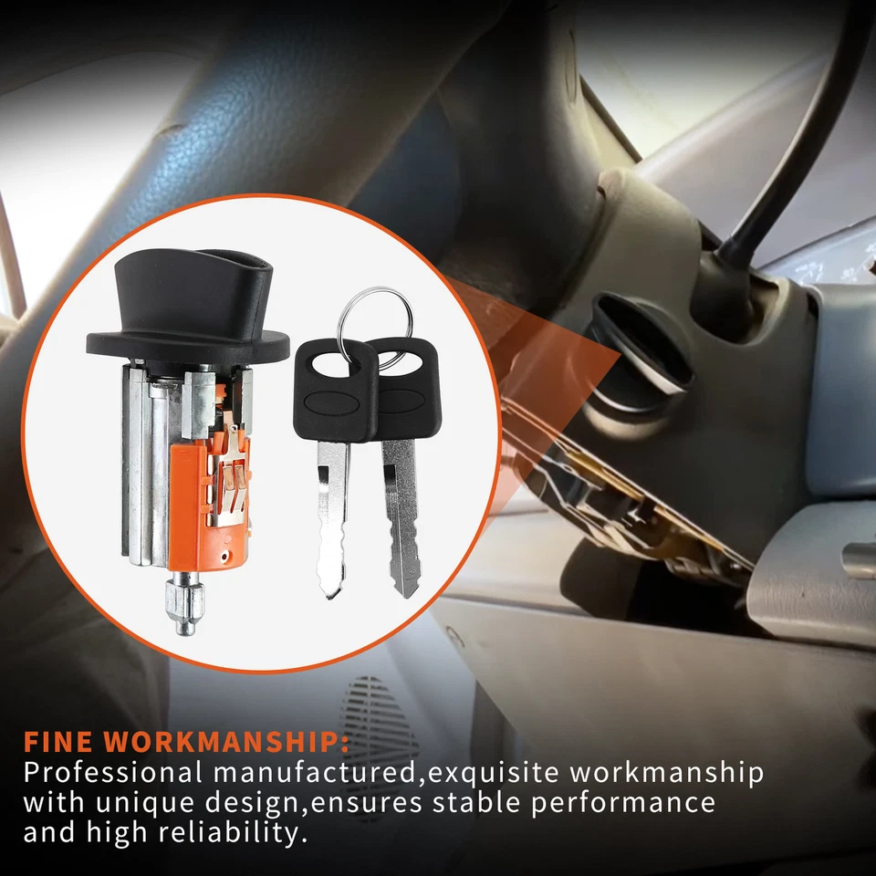 Ignition Lock Cylinder Switch with Keys for Ford F150 F250 F350 Ranger 924-724 - Изображение 2 из 4