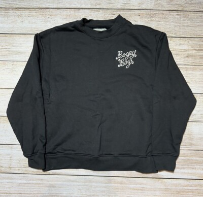 Bogey Boys Crew Neck Sweatshirt Mens Sz Large Black