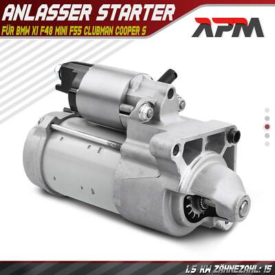 Anlasser Starter 1,5 KW für BMW X1 F48 MINI F55 Clubman Cooper S Countryman