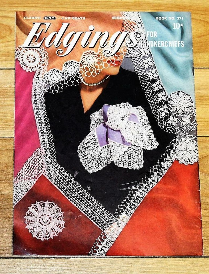 Livre De Patrons Clark's ONT EDGINGS – 1949, #254, Occasion