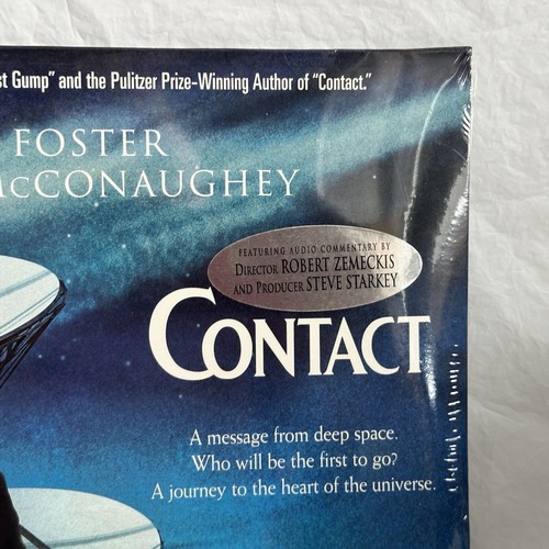 Contact LaserDisc 1997 Jodie Foster McConaughey Sealed - Picture 3 of 19