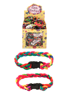 80's Neon Braid Bracelet For Festivals, Party Favours, Raves