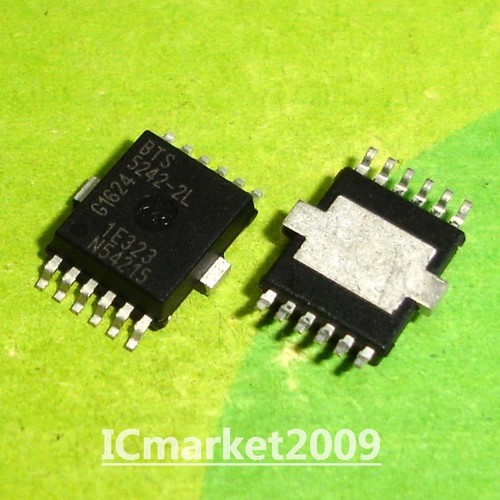 5 PCS BTS5242-2L HSOP-12 BTS 5242-2L Smart High-Side Power Switch Chip ...