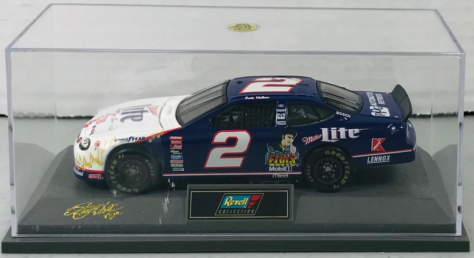 #2 Rusty Wallace - 1998 Miller Lite/TCB Elvis Ford Taurus 1/43 Revell Die Cast - Image 2 of 4
