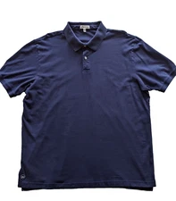 PETER MILLAR Crown Golf Polo Shirt Men's XL Navy Blue Pine Tree 1921 Uniform