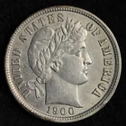 1900-S Barber Dime — photo from another recent sale