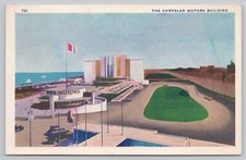 Postcard The Chrysler Motors Building Chicago World's Fair 1933, Illinois