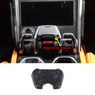 Real Forged Carbon Fiber P Block Switch Cover Fit For Lamborghini URUS 2018-22