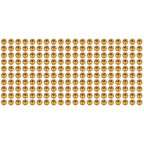 Lot De 100 Perles Espaceur En Cuivre, Couleur Laiton, Pour Bijoux, Neuves
