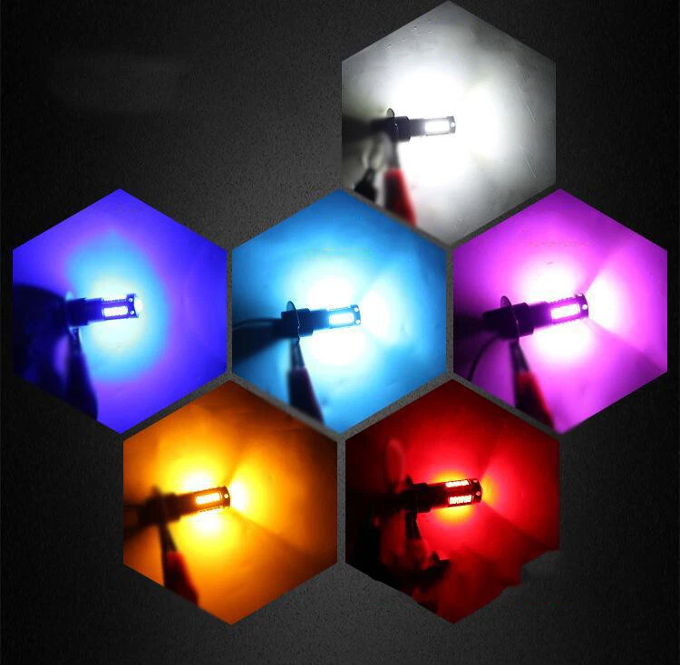 2pcs H3 30SMD LED Bulbs Fit Fog DRL Daytime Lights 12V Lamp Super Bright Canbus - Image 2 of 4