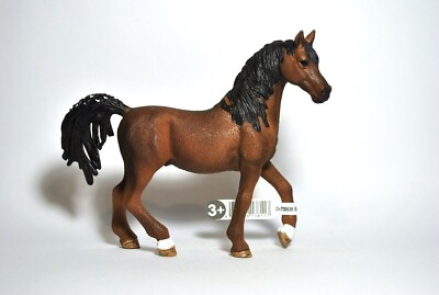 Schleich 13811 Arab Arabian Stallion Horse RETIRED farm life figurine animal toy