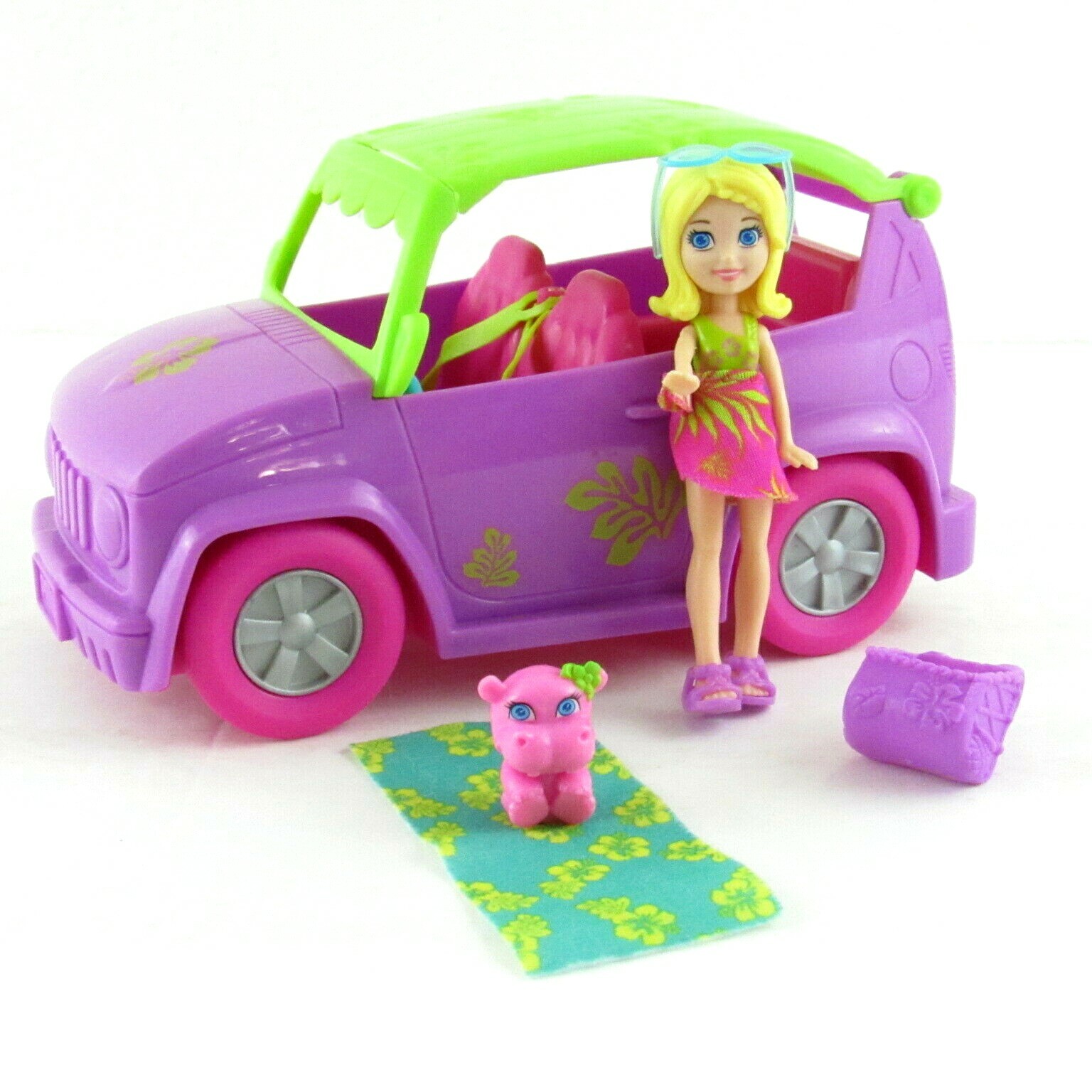 polly pocket purple car
