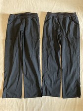 Cherokee Workwear Scrub Pants Lot Small Black Pull On Cargo