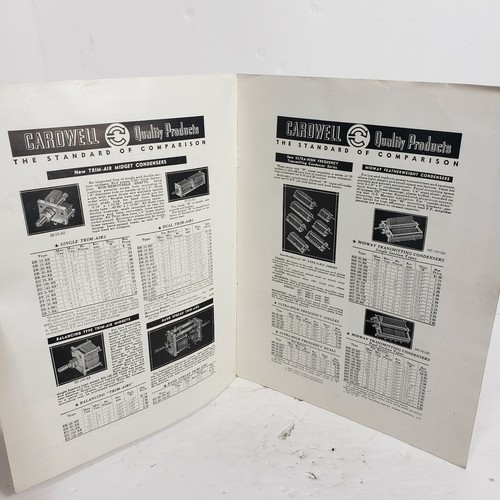 Vintage Sky Line von hochwertigen Carwell Kondensatoren und Zubehör Katalog Nr. 41 - Bild 4 von 6