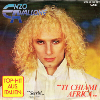 Enzo Avallone Ti Chiami Africa Vinyl Single 7inch NEAR MINT WEA