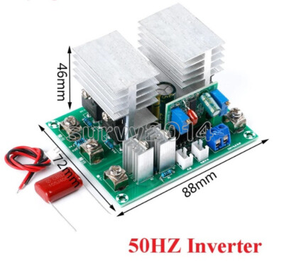 50HZ Inverter DC 12V AC 220V Transformer Bridge Boost Step Up Module 500W