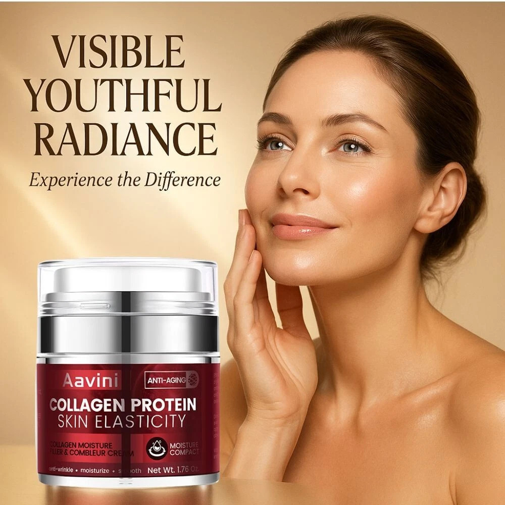Collagen Moisturizer Cream 50g – 24H Hydration, Firming & Anti-Wrinkle Formula
Opens in a new window