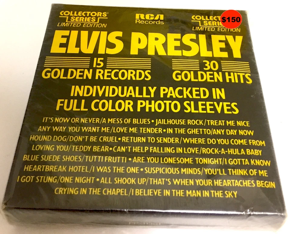 ELVIS PRESLEY 15 GOLDEN RECORDS 30 GOLDEN HITS  SEALED Box of 6 Units 7" 45rpm M - Image 3 of 4