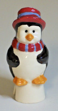 Pie Bird Penguin With Red Hat Piebird Made in USA by Nancy Davis