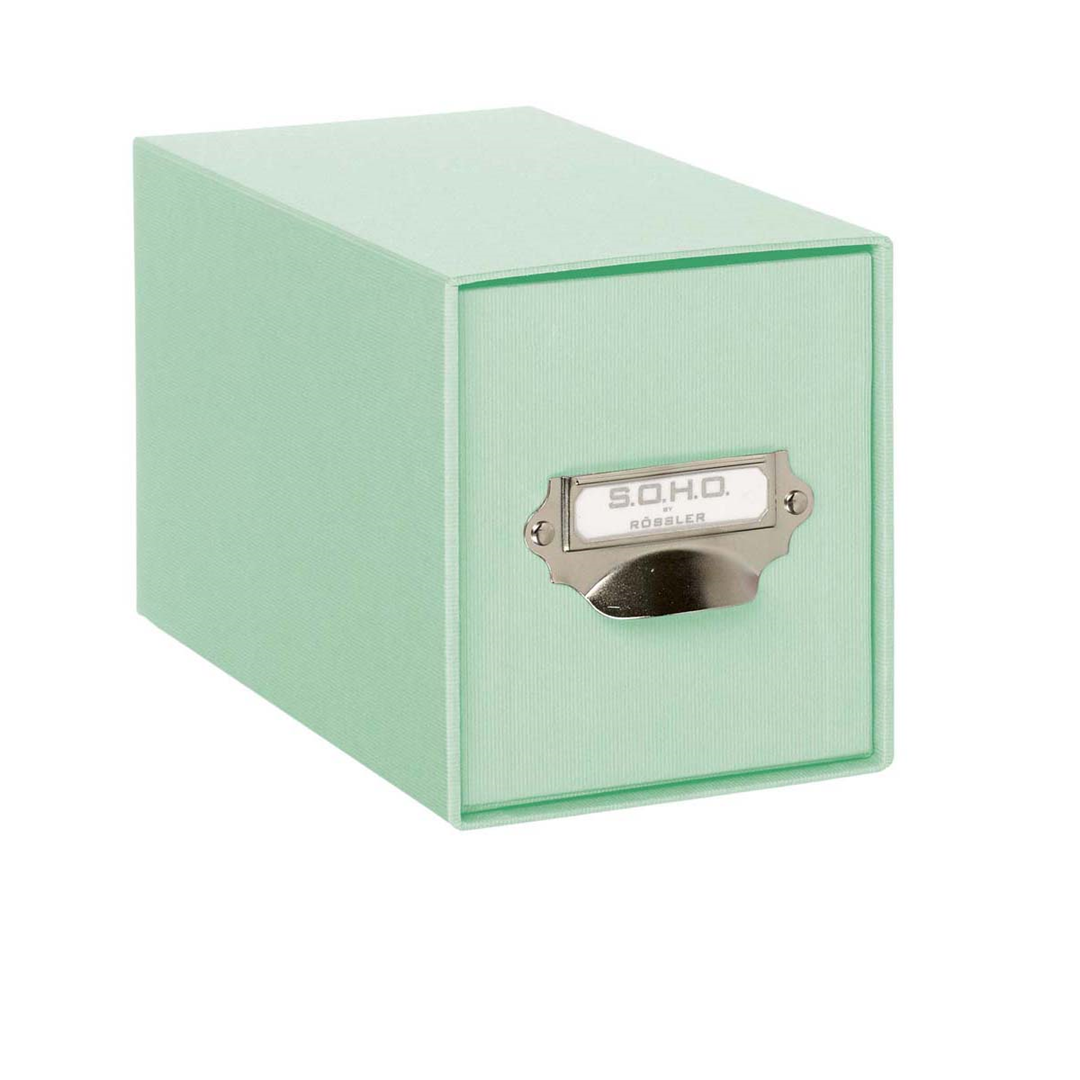 Scatola Cd Con Manico Soho 260x154x140mm Menta 65 | Rossler Soho