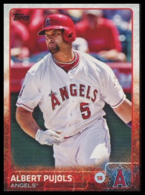 2015 Topps #600 Albert Pujols Los Angeles Angels