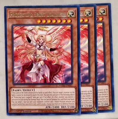 Yu-Gi-Oh! - 3x Protecting Spirit Loagaeth - VASM-EN041 - Rare - 1st Ed ...