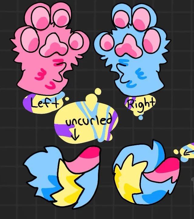 Shoes, Beast Clothing, Fur Suit, Feet, Furui Fur Feet Shoes - Image 2 of 3