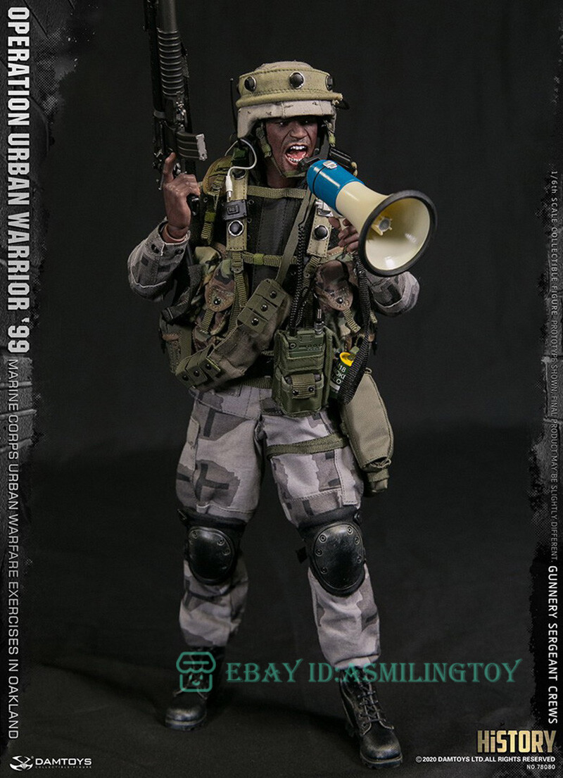 DAMTOYS78080アメリカ海兵隊アーバンウォリアー作戦クルース一等軍曹 DAMTOYS 78080 Operation Urban Warrior Gunnery sergeant Crews 1/6