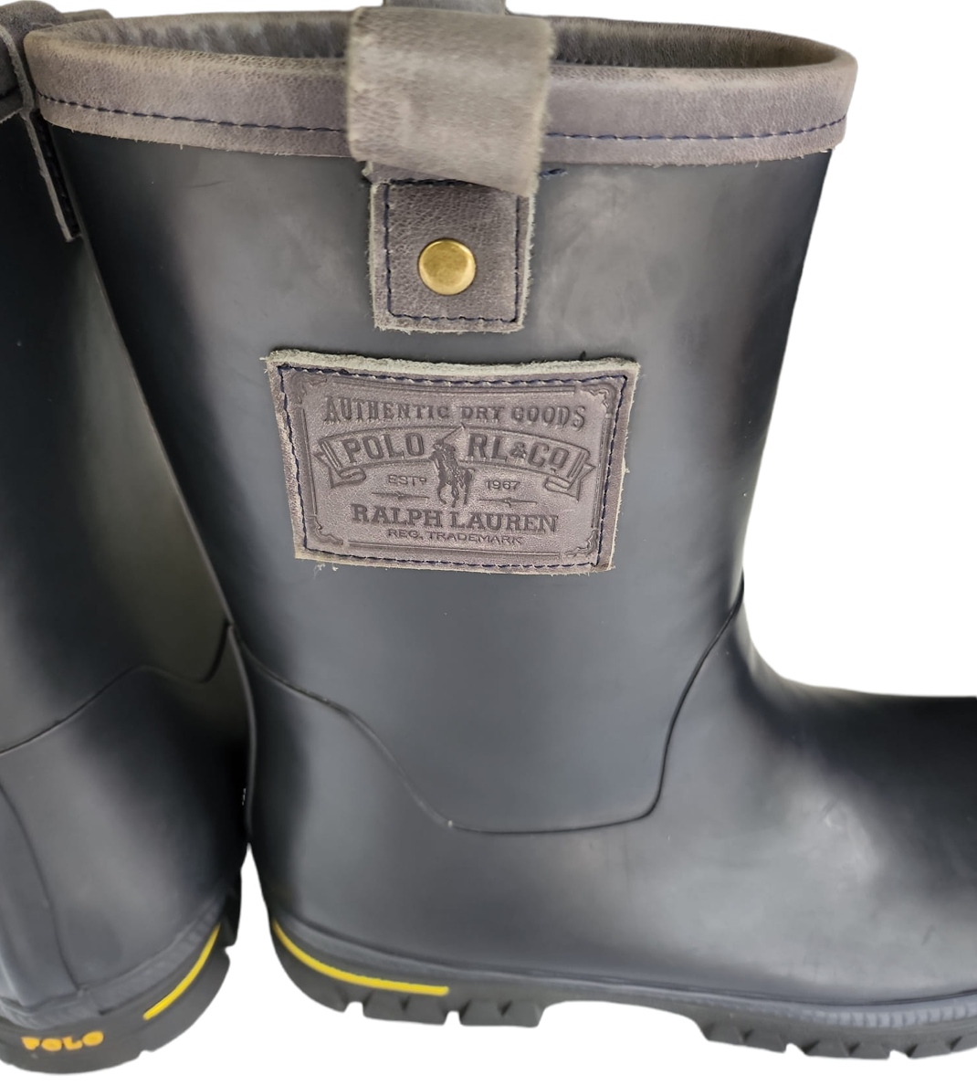 ralph lauren rain boots mens
