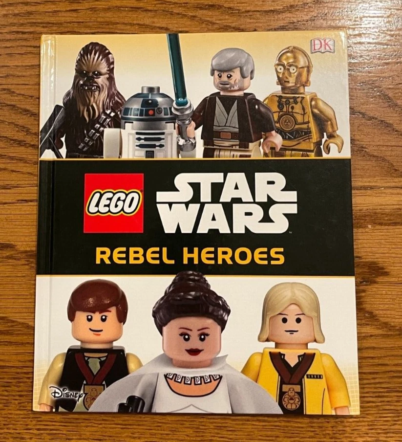 Lego Star Wars Rebel Heroes Minifigures Hardcover Book 27 Pages DK