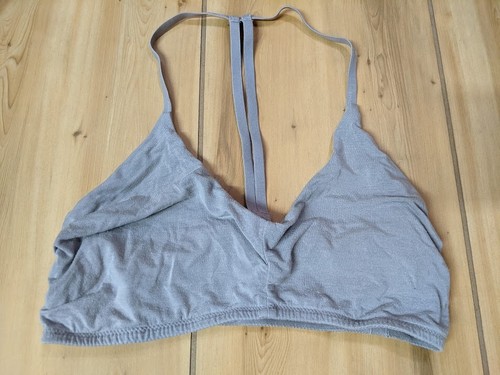 Lululemon Simply There Bralette Size Small A/B Dark Chrome Light Support