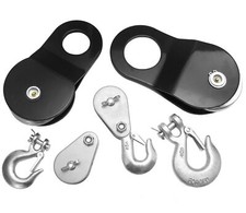 Umlenkrolle Lasthaken Seilwinde Seilzug Kettenhaken Forstseilwinde Offroad