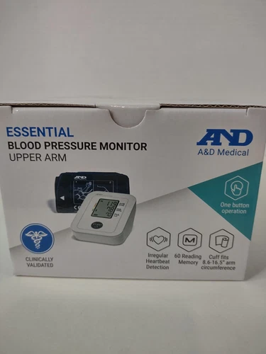 A&D Medical Essential Digital Blood Pressure Monitor Upper Arm NEW in Box UA-611 - Picture 4 of 5