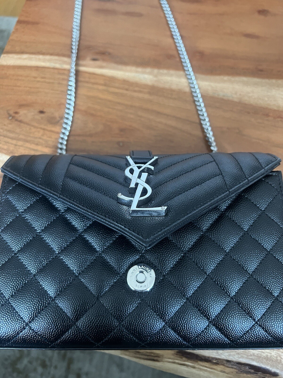 SAINT LAURENT Borsa a tracolla ysl autentica usata