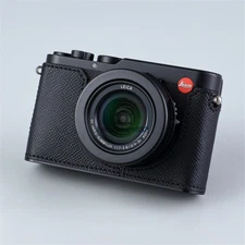 Leather Half Case For Leica D-LUX8 Metal Insert Camera Cover Milicase Handmade