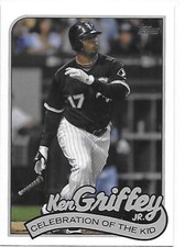2024 Topps Series 1 Baseball Celebration Of The Kid Ken Griffey Jr White Sox #22
