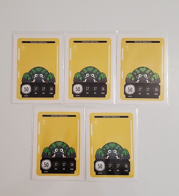 VeeFriends Trusting Tarantula Lot of 5 Compete & Collect Zerocool Series 2 Cards