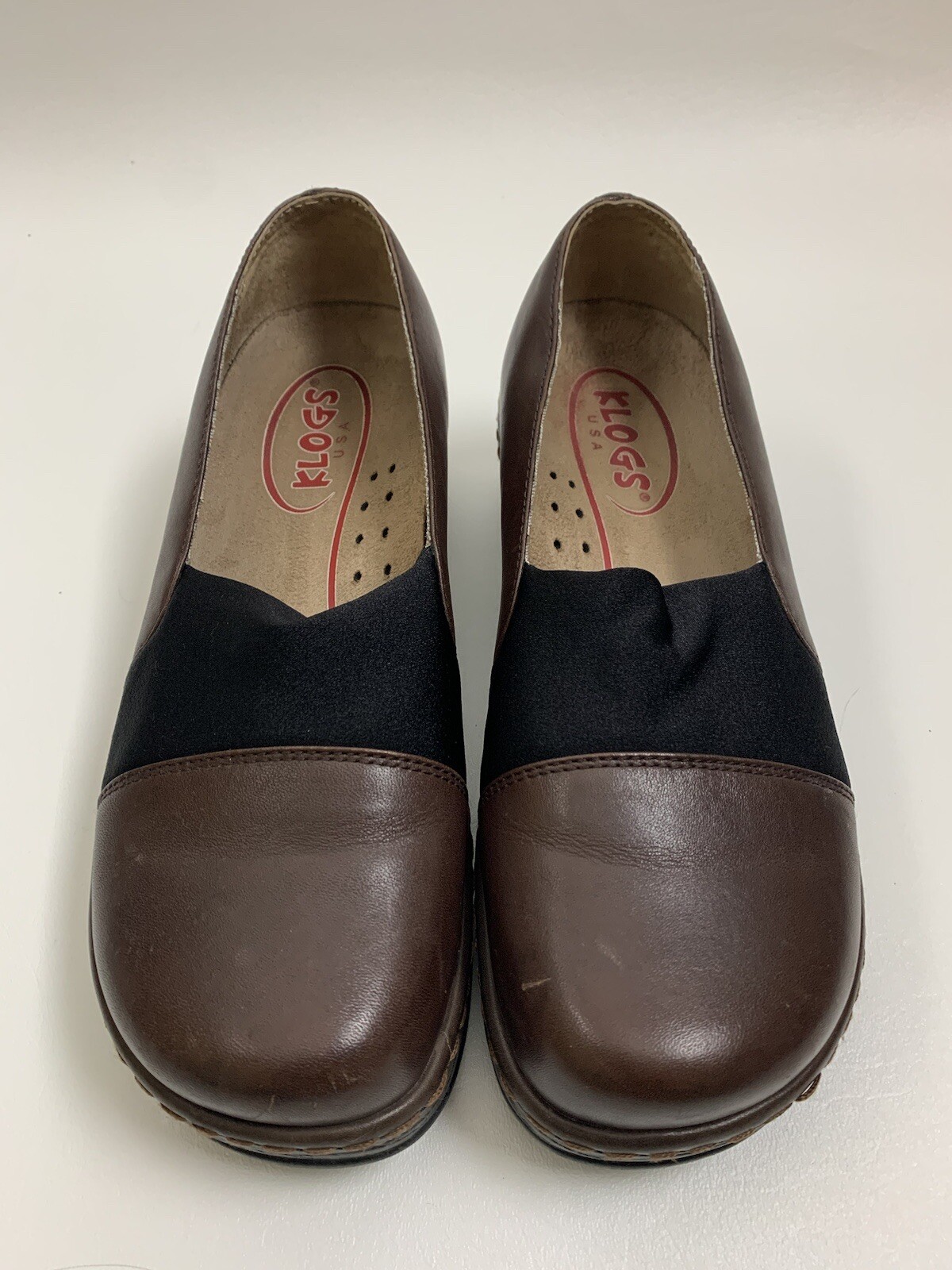 Klogs Brown Leather Chunky Clogs, Women's 7.5 W | eBay