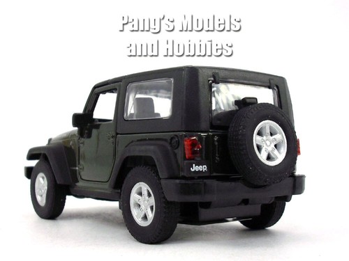 2007 Jeep Wrangler Rubicon Hard Top 1/24 Scale Diecast Model - DARK GREEN - Picture 8 of 8