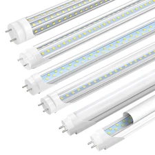 T8 4FT LED Tube Light Bulbs 22W 28W 60W G13 5000K~6500K LED Shop Lights Garage