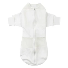 Happiest Baby Sleep Sack Swaddle White 4-6 L Months Baby Wearable Blanket