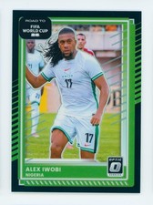 2025-26 Alex Iwobi Panini Donruss FIFA World Cup Optic Black Nigeria Card 1/1