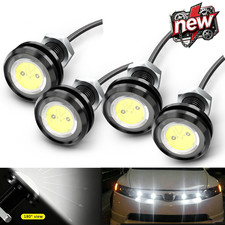 4x White 4014 12smd 23mm Eagle Eye Led Car Daytime Running Drl Light Car Lamp