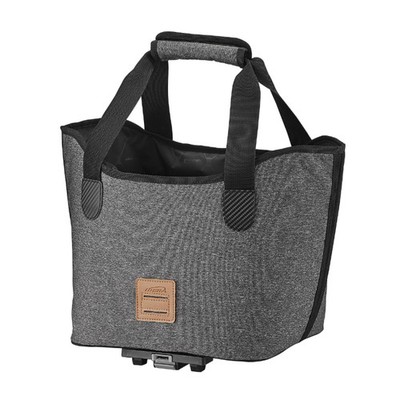 KORB-TASCHE MIT GRIFFEN IBERA SHOPPING MIK GRAU 17L BEFESTIGUNG HINTEN SYSTEM