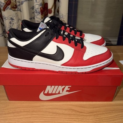 Nike Dunk Low EMB NBA 75th Chicago Men s Size 13 PREOWNED w/ box 